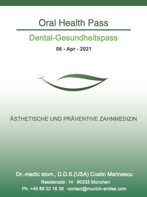 Dental Gesundheitspass